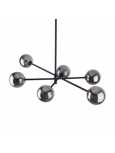 Lampa sufitowa SARIUS BLACK/GRAPHITE 6236