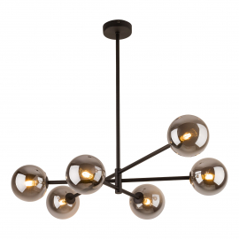 Lampa sufitowa SARIUS BLACK/GRAPHITE 6236