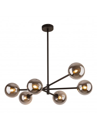 Lampa sufitowa SARIUS BLACK/GRAPHITE 6236