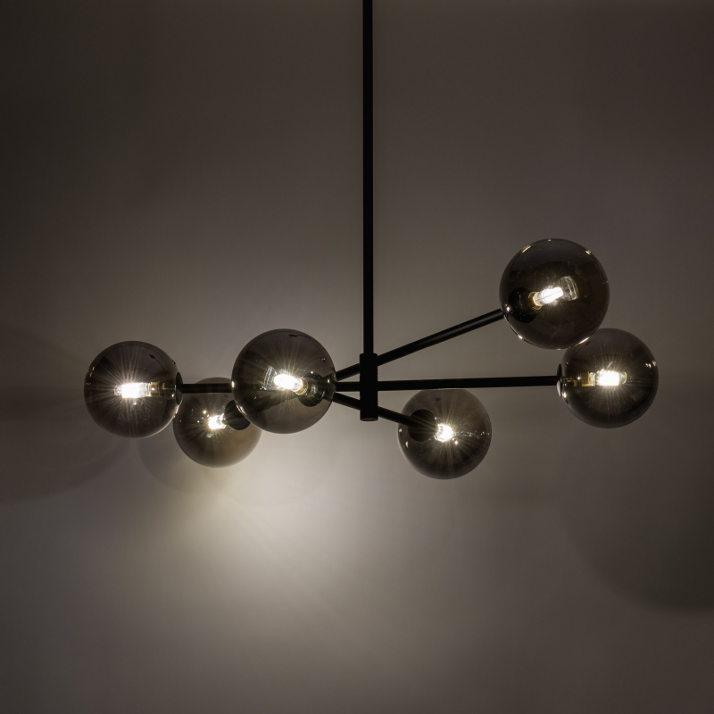 Lampa sufitowa SARIUS BLACK/GRAPHITE 6236