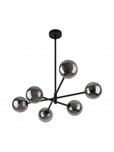 Lampa sufitowa SARIUS BLACK/GRAPHITE 6236