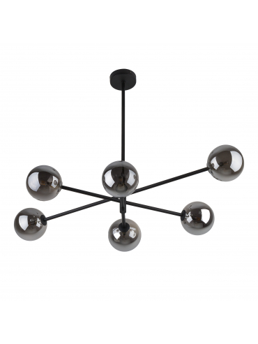 Lampa sufitowa SARIUS BLACK/GRAPHITE 6236