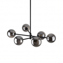 Lampa sufitowa SARIUS BLACK/GRAPHITE 6236