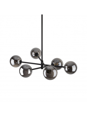 Lampa sufitowa SARIUS BLACK/GRAPHITE 6236