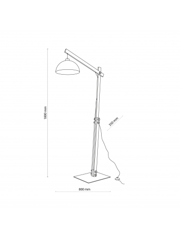 Lampa podłogowa OSLO WHITE 5592