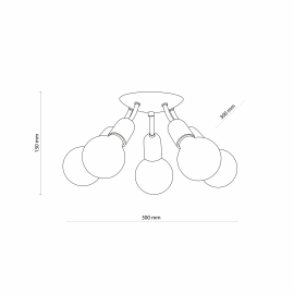 Lampa sufitowa RUBIO 4830