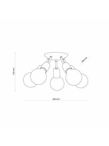 Lampa sufitowa RUBIO 4830