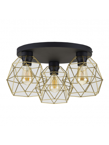 Lampa sufitowa GALAXY BLACK/GOLD 3458