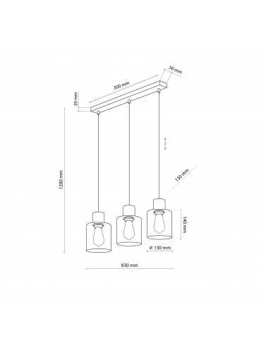 Lampa wisząca ORSON 4568
