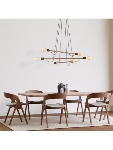 Lampa wisząca HELIX WOOD 4950