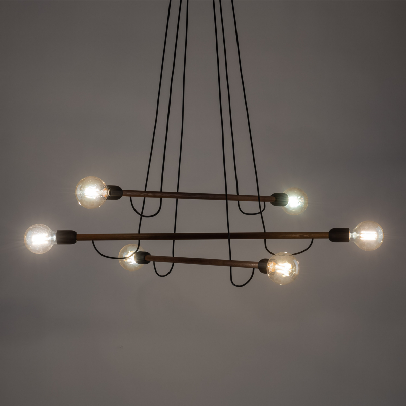 Lampa wisząca HELIX WOOD 4950