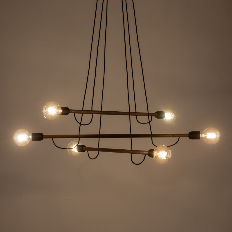 Lampa wisząca HELIX WOOD 4950