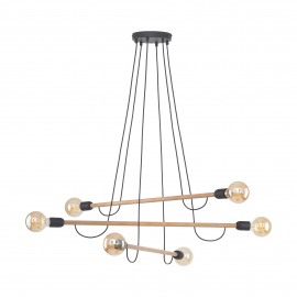 Lampa wisząca HELIX WOOD 4953