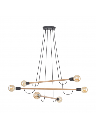 Lampa wisząca HELIX WOOD 4953