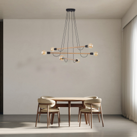 Lampa wisząca HELIX WOOD 4953