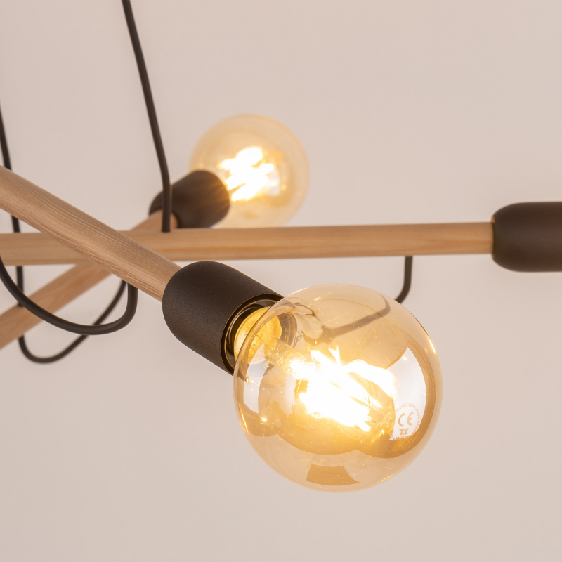 Lampa wisząca HELIX WOOD 4953