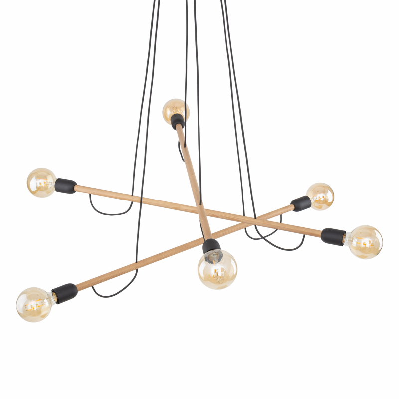 Lampa wisząca HELIX WOOD 4953