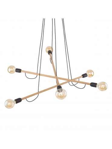 Lampa wisząca HELIX WOOD 4953