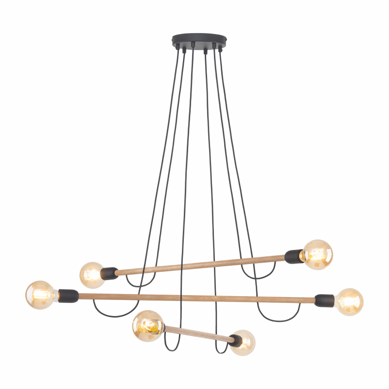 Lampa wisząca HELIX WOOD 4953