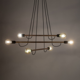 Lampa wisząca HELIX WOOD 4953
