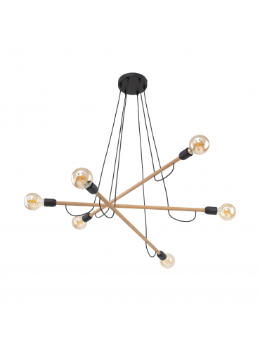 Lampa wisząca HELIX WOOD 4953