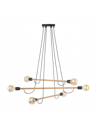 Lampa wisząca HELIX WOOD 4953