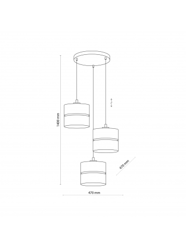 Lampa wisząca LINOBIANCO 6575
