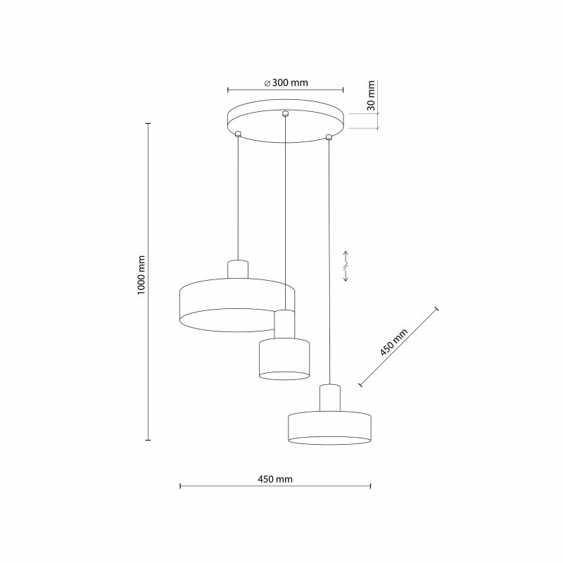 Lampa wisząca ALVARO 5729