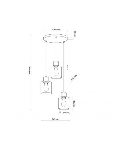 Lampa wisząca ORSON 5749
