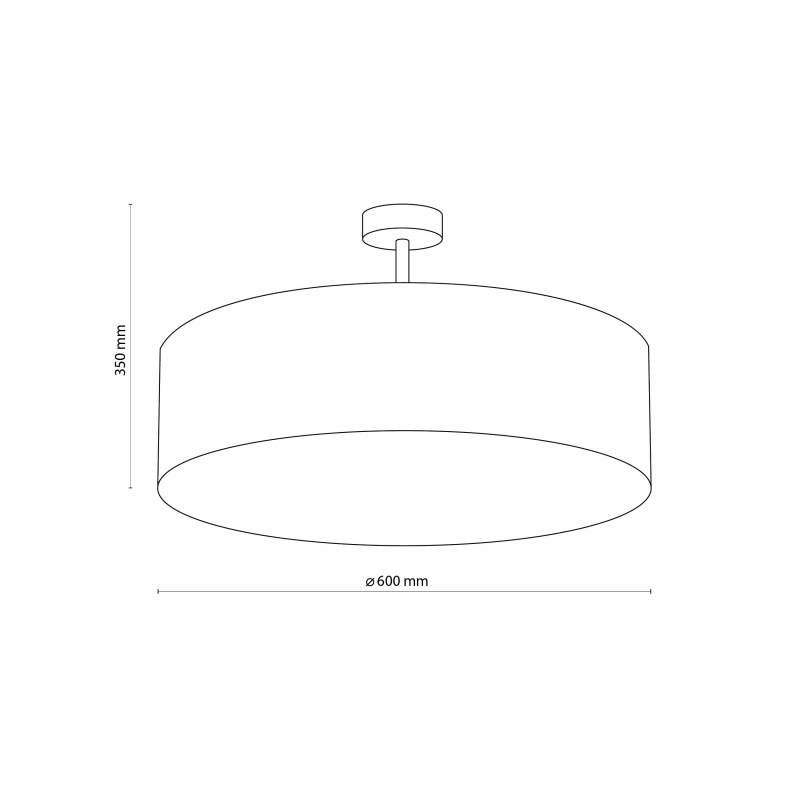 Lampa sufitowa RONDO LINEN 6248