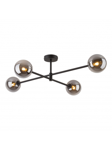 Lampa sufitowa SARIUS BLACK/GRAPHITE 6235