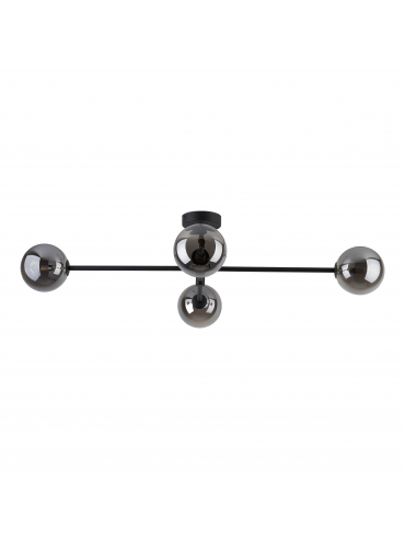 Lampa sufitowa SARIUS BLACK/GRAPHITE 6235