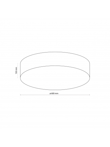 Lampa sufitowa RONDO LINEN 5637