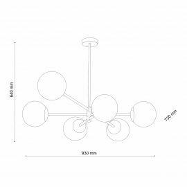 Lampa sufitowa CADIX GOLD 4606