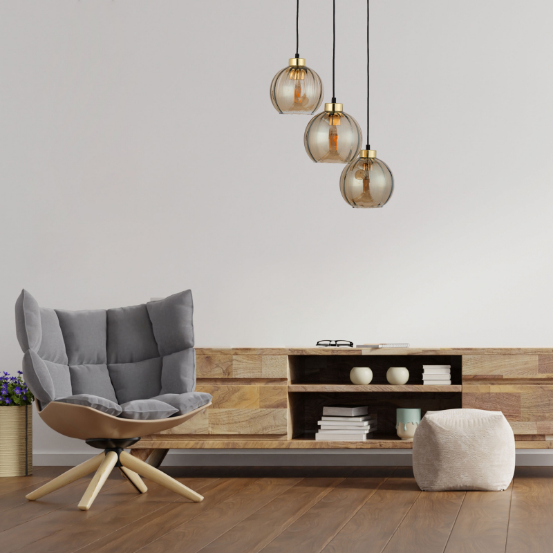 Lampa wisząca DEVI AMBER 4637