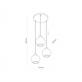 Lampa wisząca DEVI AMBER 4637