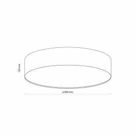 Lampa sufitowa RONDO GOLD 4843