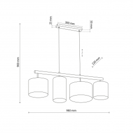 Lampa wisząca DEVA NATURE 6108