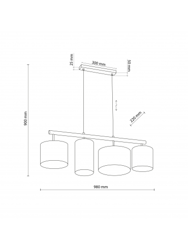 Lampa wisząca DEVA NATURE 6108