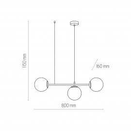 Lampa wisząca CELESTE 6218
