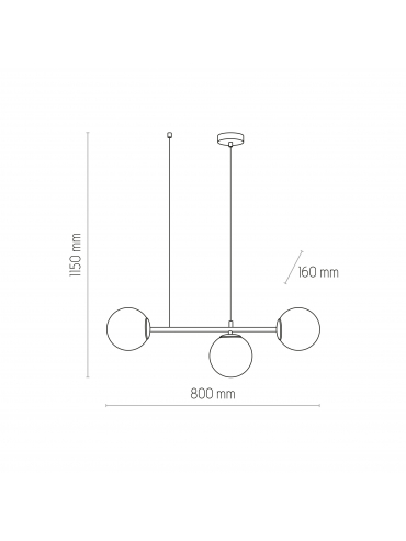 Lampa wisząca CELESTE 6218