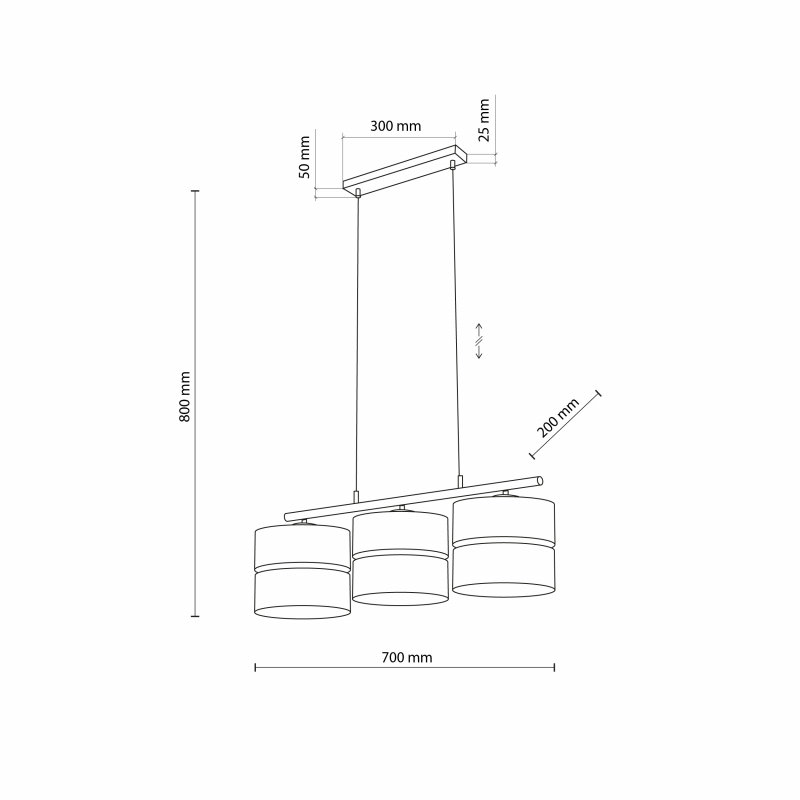 Lampa wisząca NICOL 4801