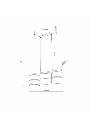 Lampa wisząca NICOL 4801