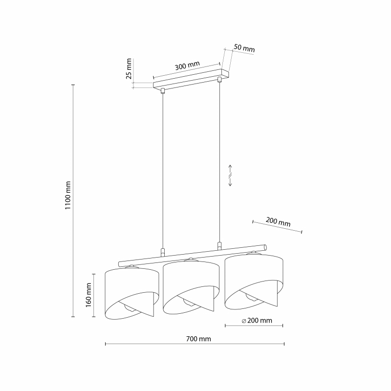 Lampa wisząca GRANT WHITE 4821