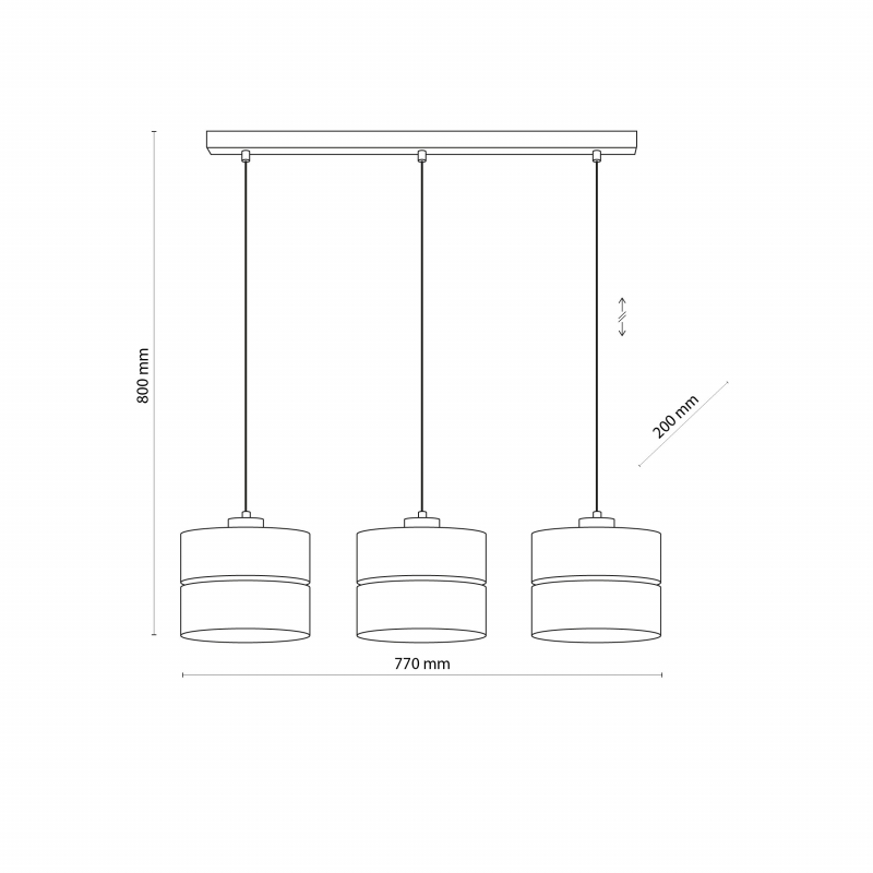 Lampa wisząca ECO 5771