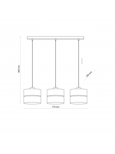 Lampa wisząca ECO 5771