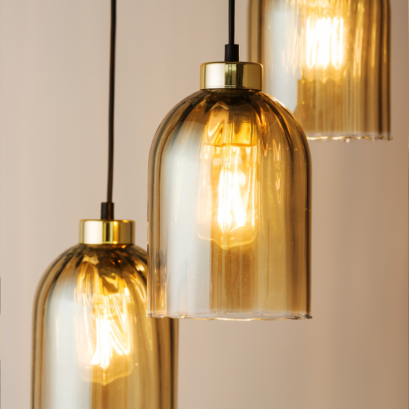Lampa wisząca SATIPO AMBER 5624