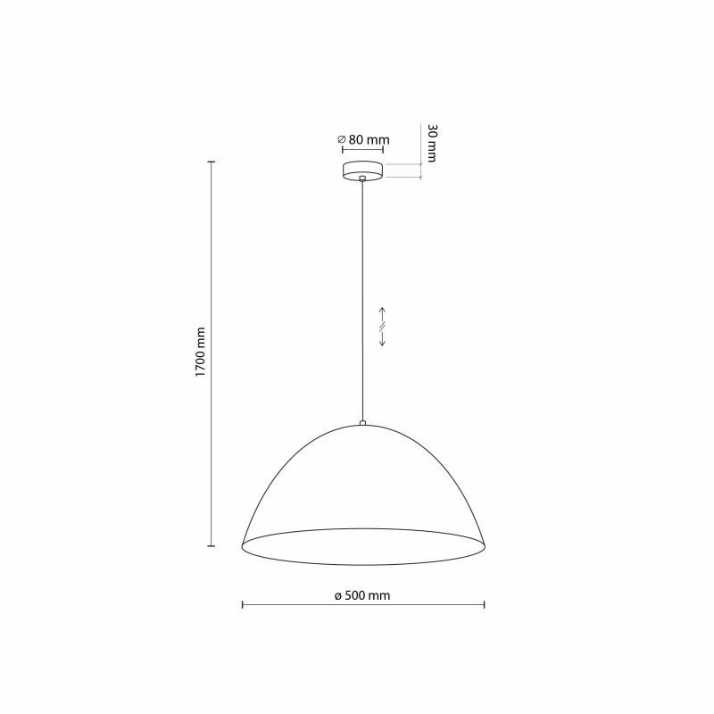 Lampa wisząca FARO BROWN 4509