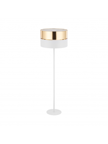 Lampa podłogowa HILTON WHITE/GOLD 5074