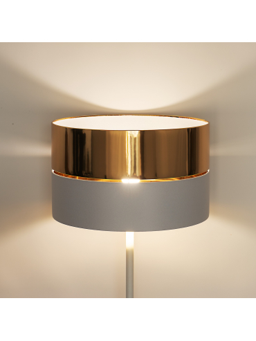 Lampa podłogowa HILTON WHITE/GOLD 5074
